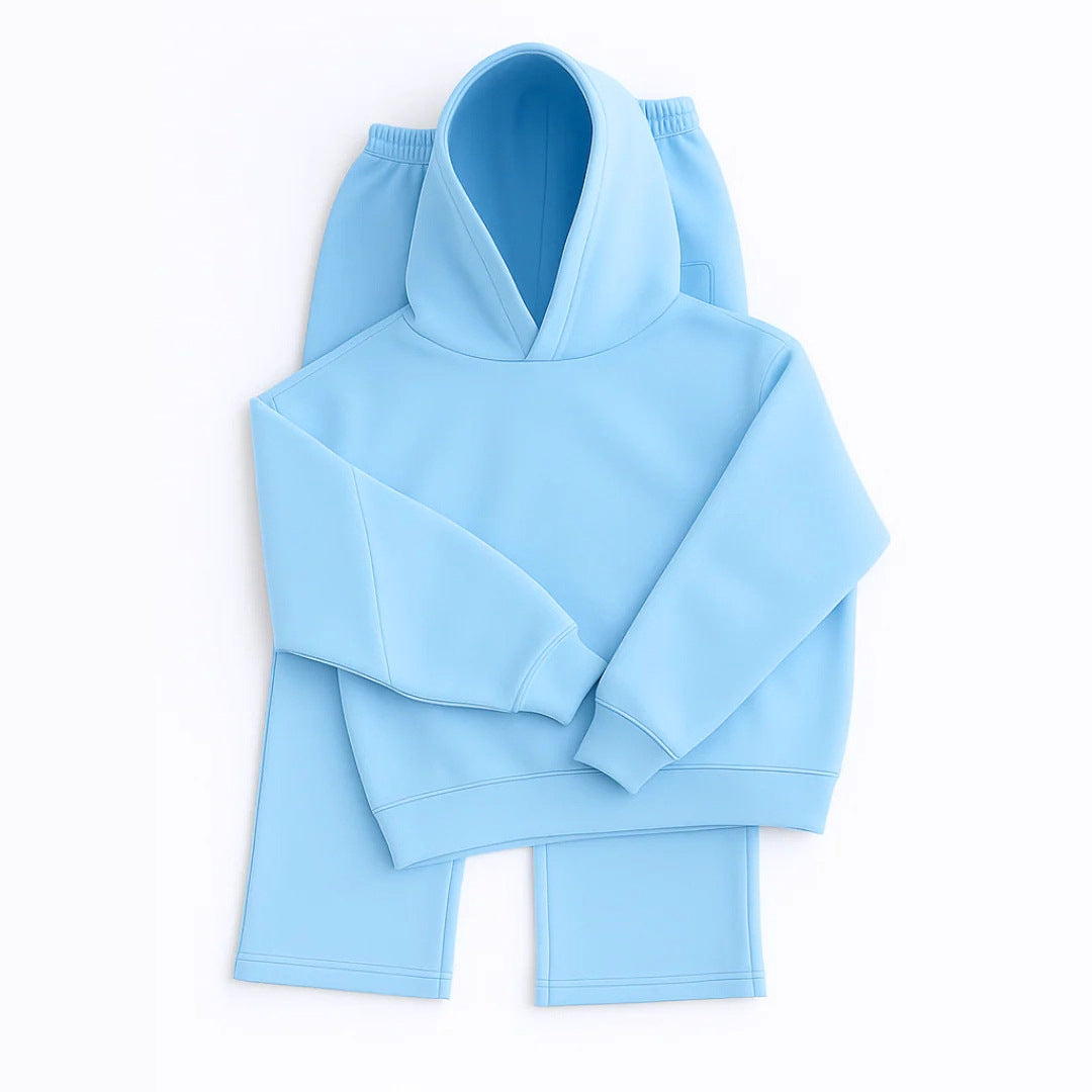 Men's heavyweight structured hoodie by Dropshipman featuring a 3D cut sweatshirt, adjustable drawstring hood, ribbed cuffs and hem.