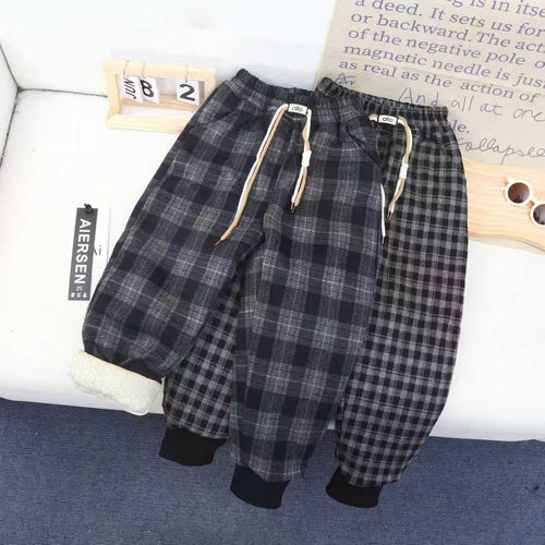 Checked Cotton Trousers by Dropshipman, featuring a classic pattern, tailored fit, and comfortable cotton fabric.