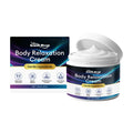 Dropshipman Body Soothing Cream jar with creamy texture, designed to relax and hydrate skin.