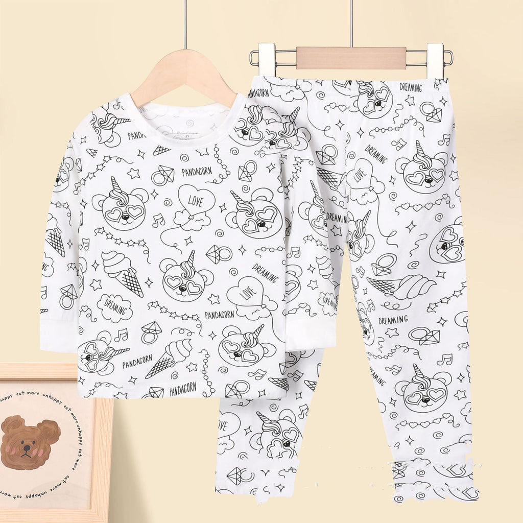 Girls sketch coloring set by Dropshipman featuring a comfortable DIY hand drawing suit for children with coloring and sketching tools.