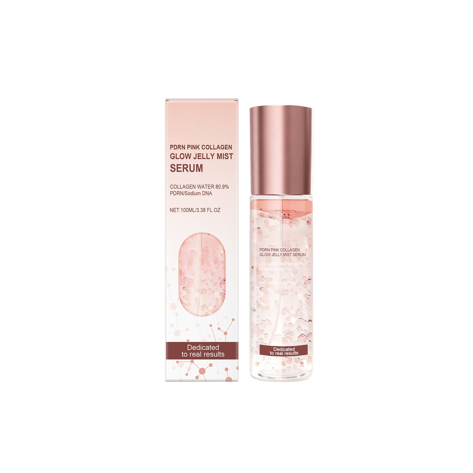 Dropshipman Replenishing Jelly in a clear jar, showing its smooth, glossy gel texture with a white lid.