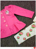 Spring and autumn girls' pure cotton lady suit by Dropshipman, featuring a stylish, comfortable design for young girls.