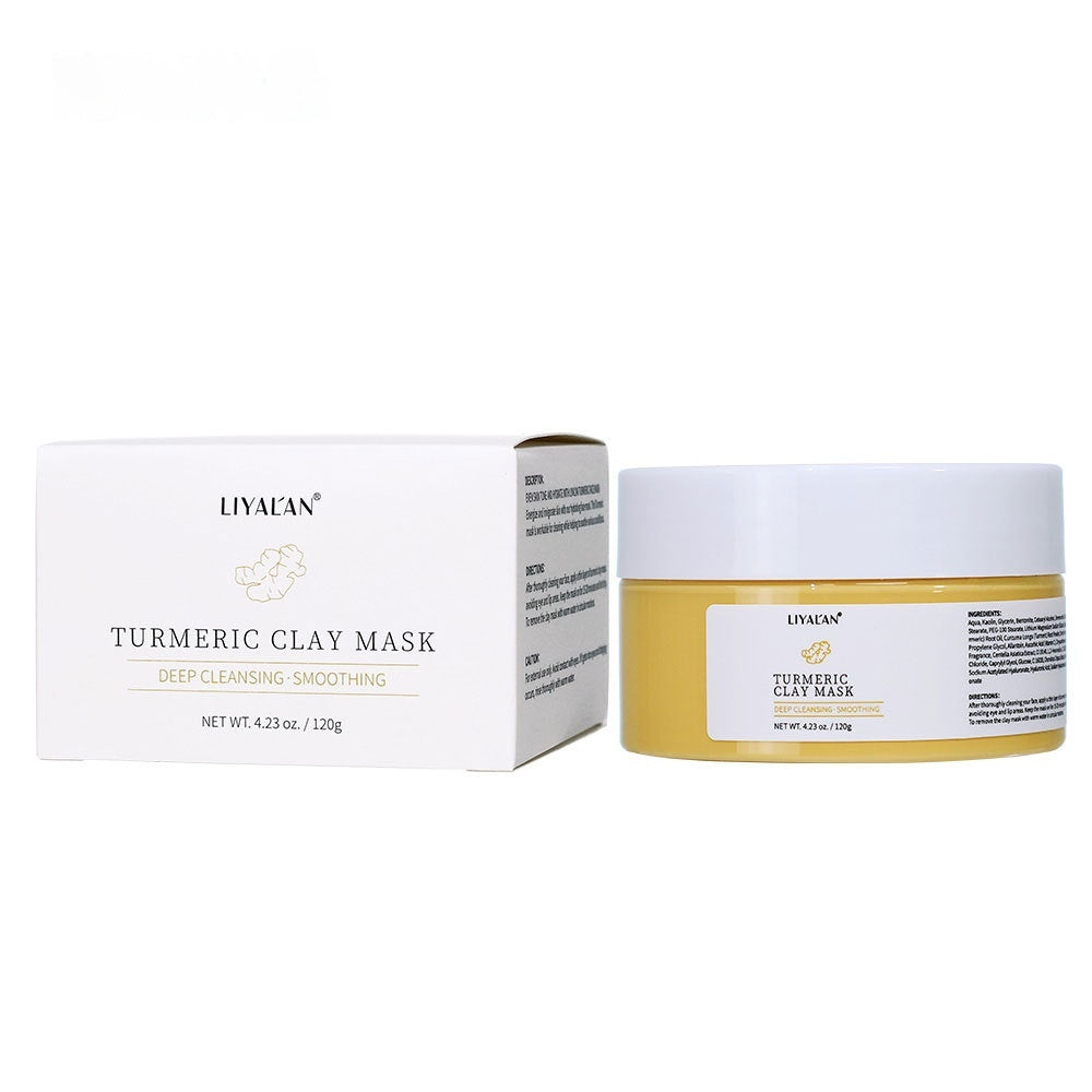 Dropshipman turmeric skin care set featuring cleansing, moisturizing, and brightening products for radiant facial skin.