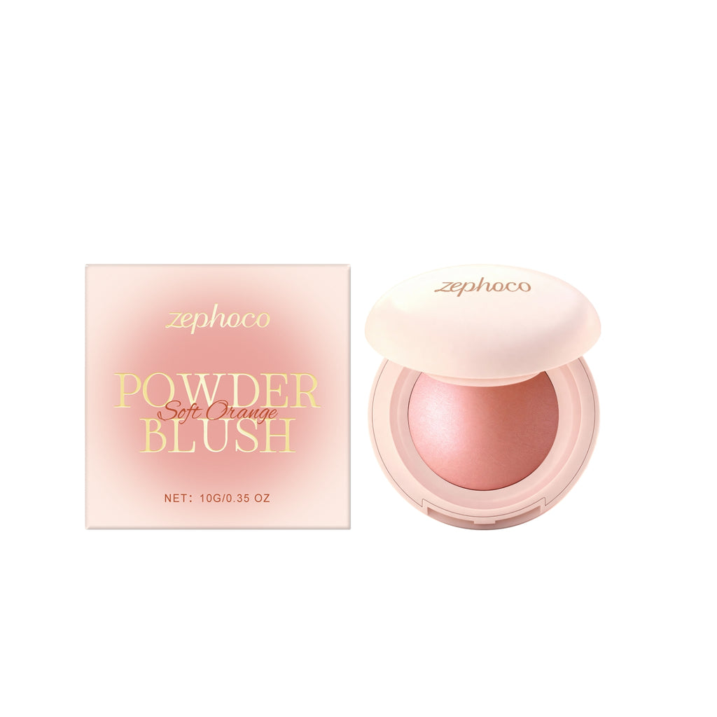 Dropshipman Silky Moisturizing Blush Powder with soft, buildable color in a compact, smooth-textured makeup product.