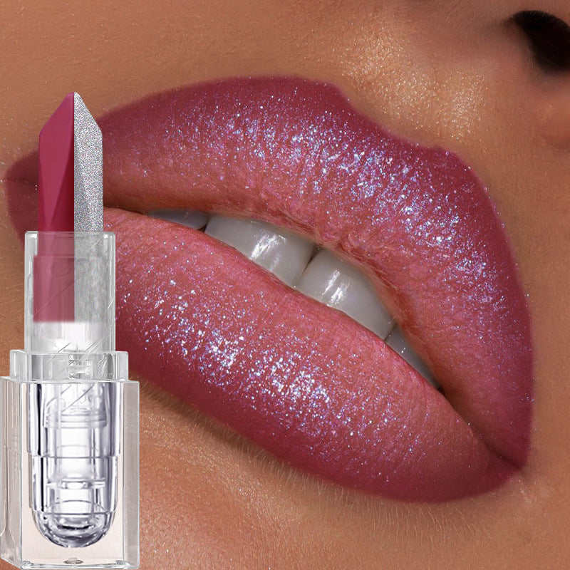 Dropshipman 2-in-1 matte lip mud with dual-tone finish, pearly iridescent accents, velvety matte texture, stain-proof, smudge-resistant