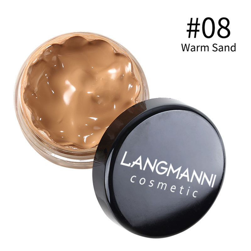 DropShipman foundation in 12 shades, showcasing a variety of skin-tone options with smooth, even texture and natural finish.