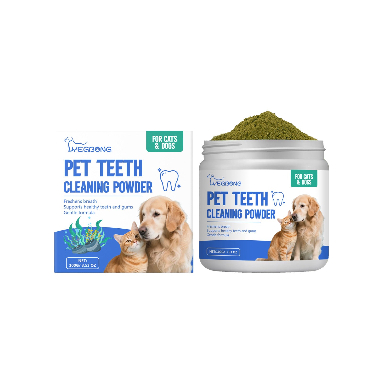 Cat And Dog Dental Cleaning Powder