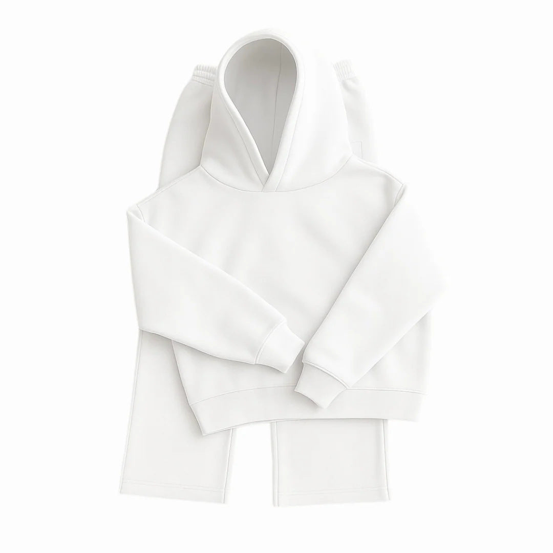 Men's heavyweight structured hoodie by Dropshipman featuring 3D design, adjustable drawstring hood, ribbed cuffs, and hem.