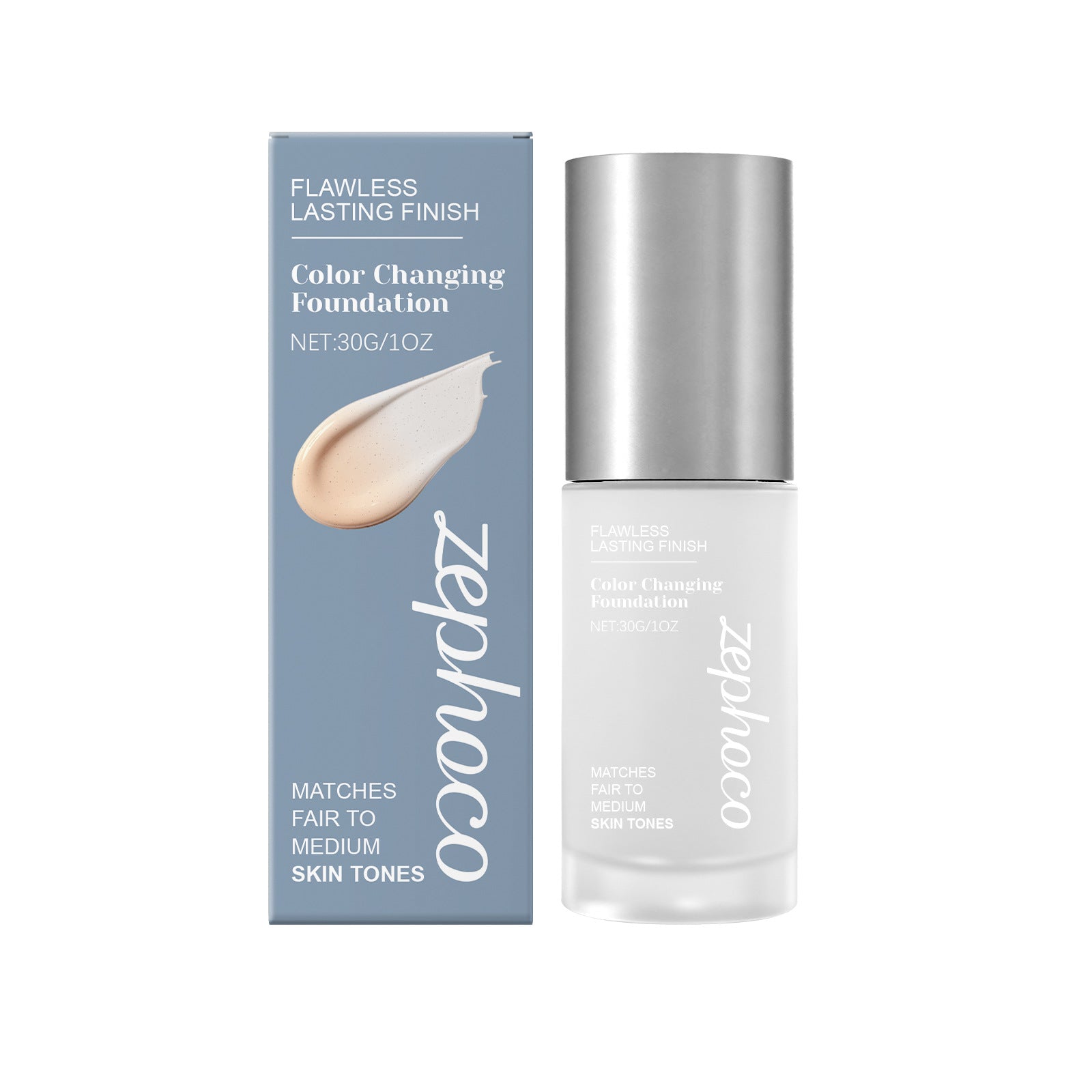 Naturally Color-Changing Light Makeup Foundation