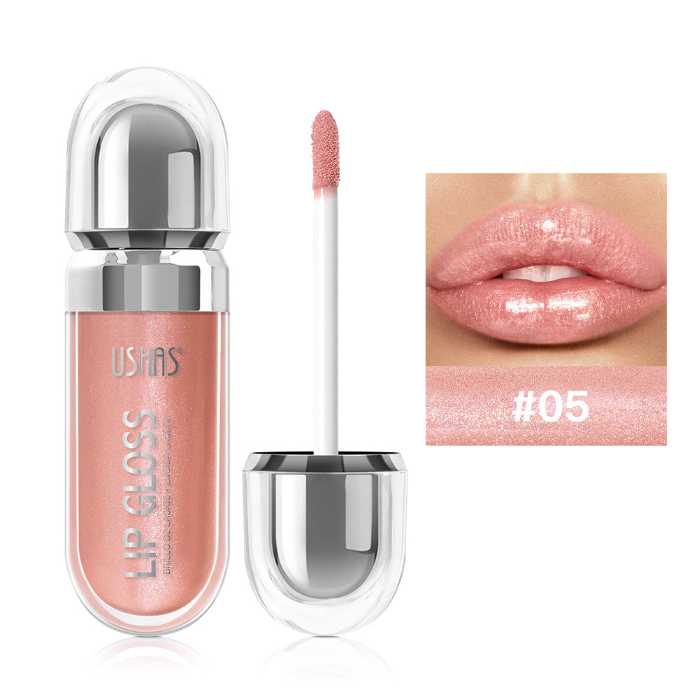 Pearlescent liquid lipstick by Dropshipman with a long-lasting, nonstick formula, shown in a sleek, shimmering tube.