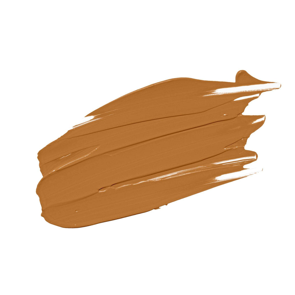 Laila Dark Tan concealer with cool undertone, creamy formula, and smooth application for concealing blemishes and skin imperfections.
