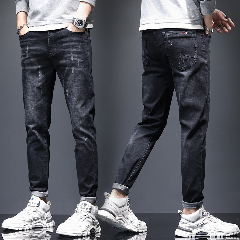 Mens Ripped Denim Jeans