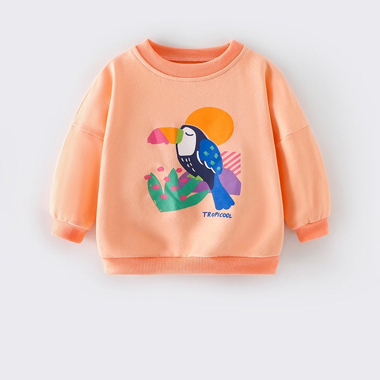 Girls' Sweater 100 Cotton Coat