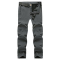 Men's outdoor softshell insulated trousers by Dropshipman, designed for cold weather, featuring durable fabric and warmth retention.